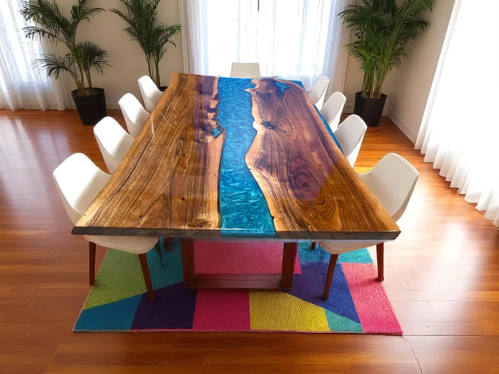 Buy Luxury Epoxy Table for Dining Room – Premium Home Accent
